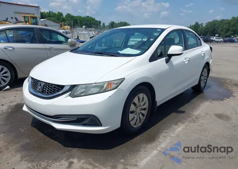 2013 Honda Civic Lx z USA, uszkodzony, nr VIN 2HGFB2F50DH561076